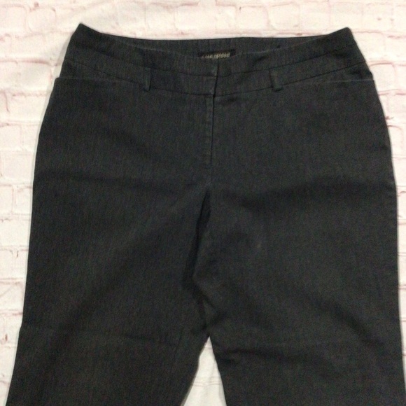 Lane Bryant Charcoal Gray Flat Front Dress Pants - Size 18 - Picture 2 of 9